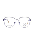 GEN ALFA AeroGrid Silver Unisex Eyeglass Frame