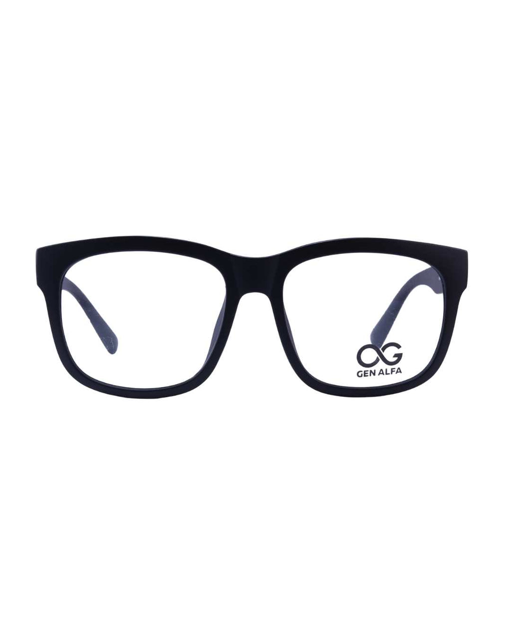 GEN ALFA Spectrum Edge Unisex Black Full-Rim Eyeglass Frame