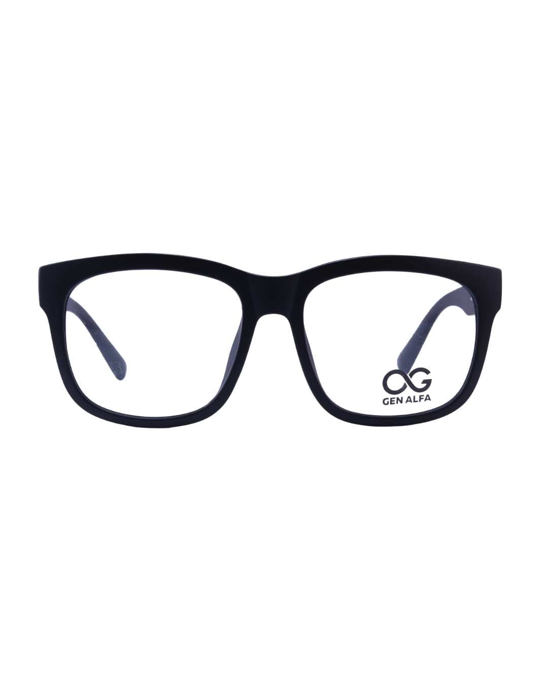 GEN ALFA Spectrum Edge Unisex Black Full-Rim Eyeglass Frame