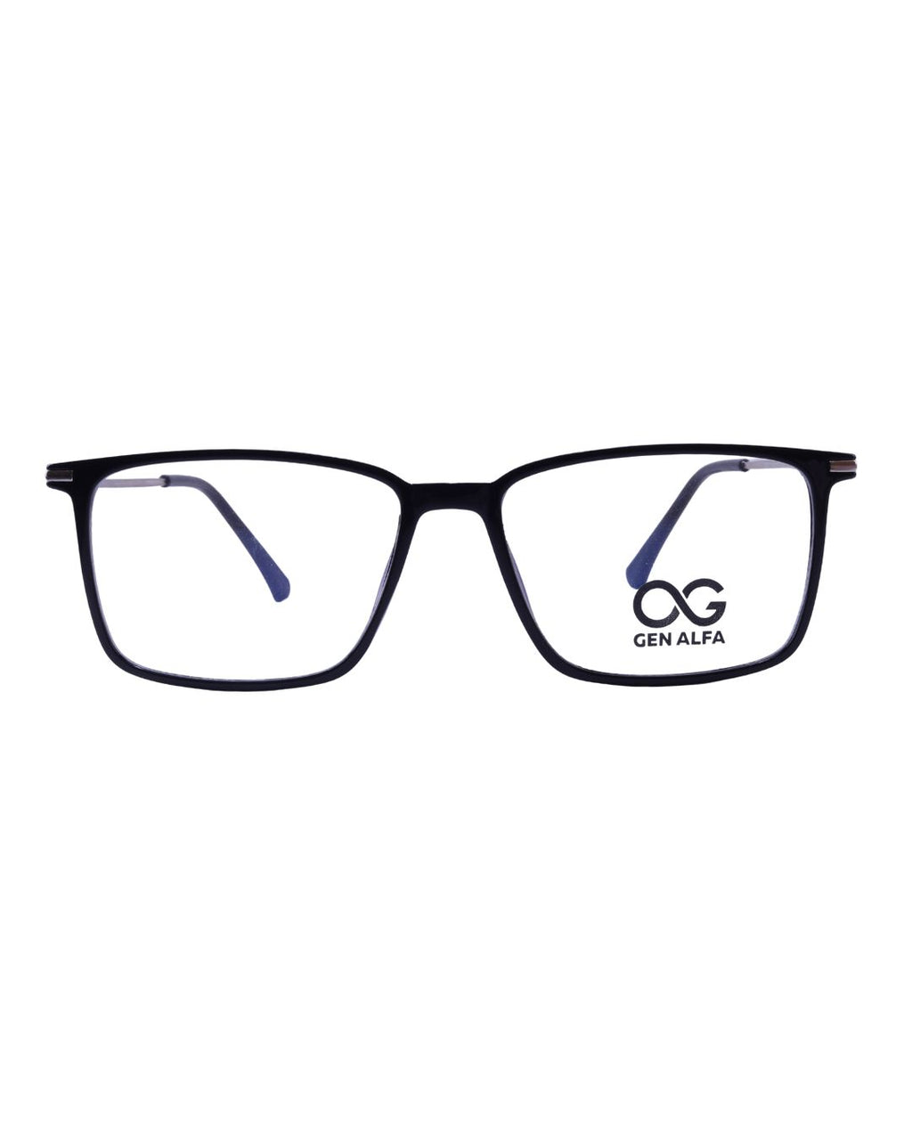 GEN ALFA VisionPro Black Square Eyeglass Frame
