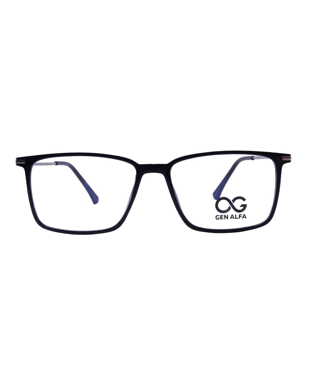 GEN ALFA VisionPro Black Square Eyeglass Frame