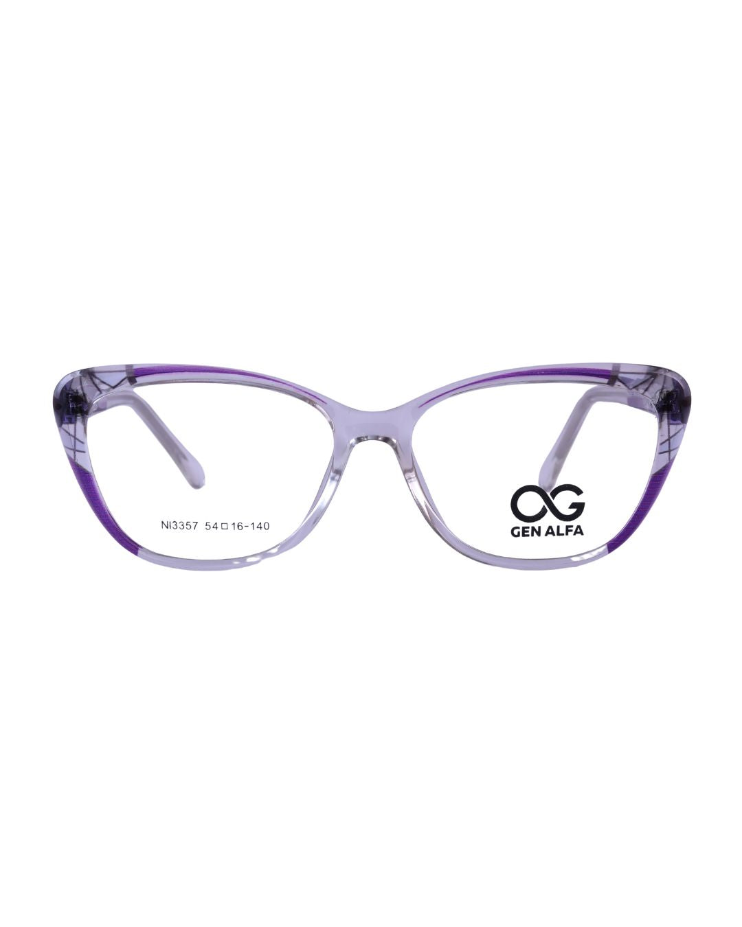 GEN ALFA Aurora Violet Women’s Cat-Eye Eyeglass Frame