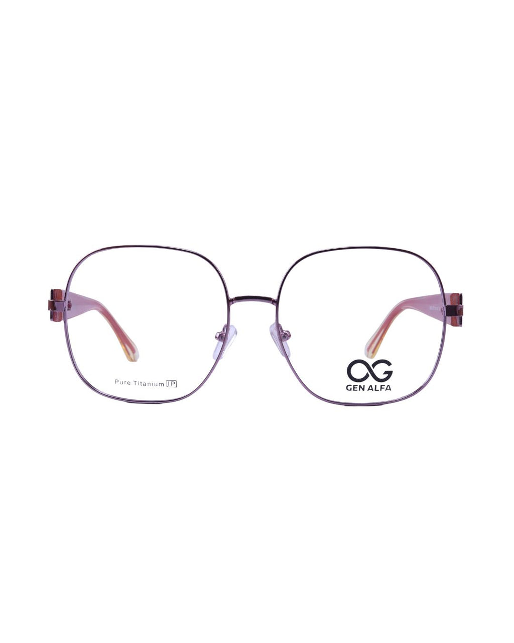 GEN ALFA VertexLite Square Titanium Unisex Eyeglass Frame