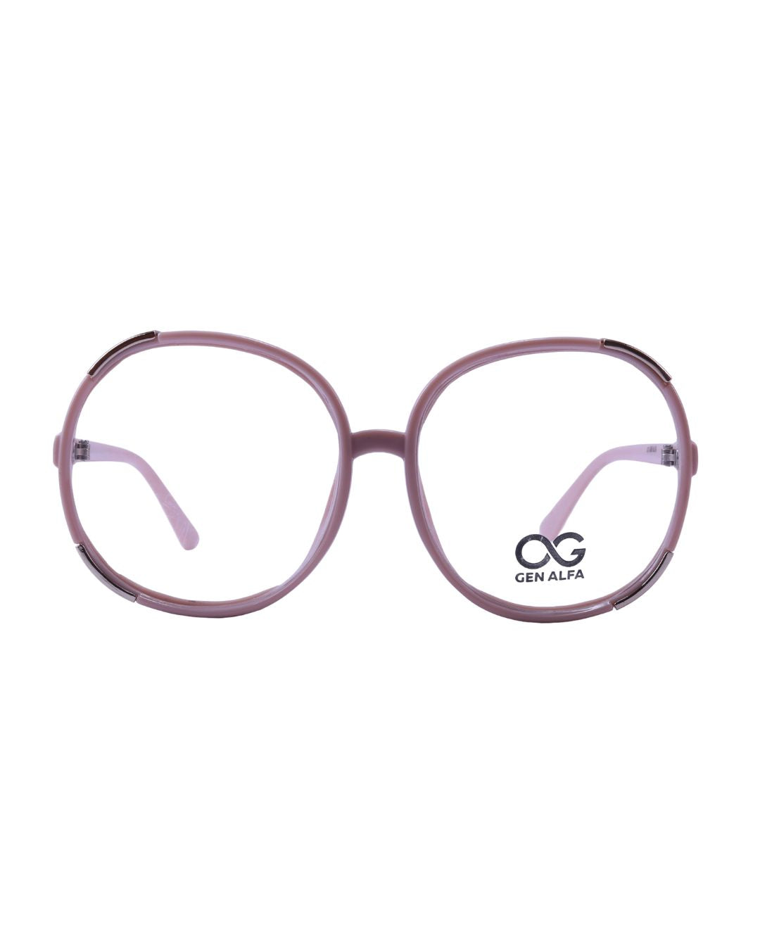 GEN ALFA BlushAura Oversized Women’s Round Eyeglass Frame