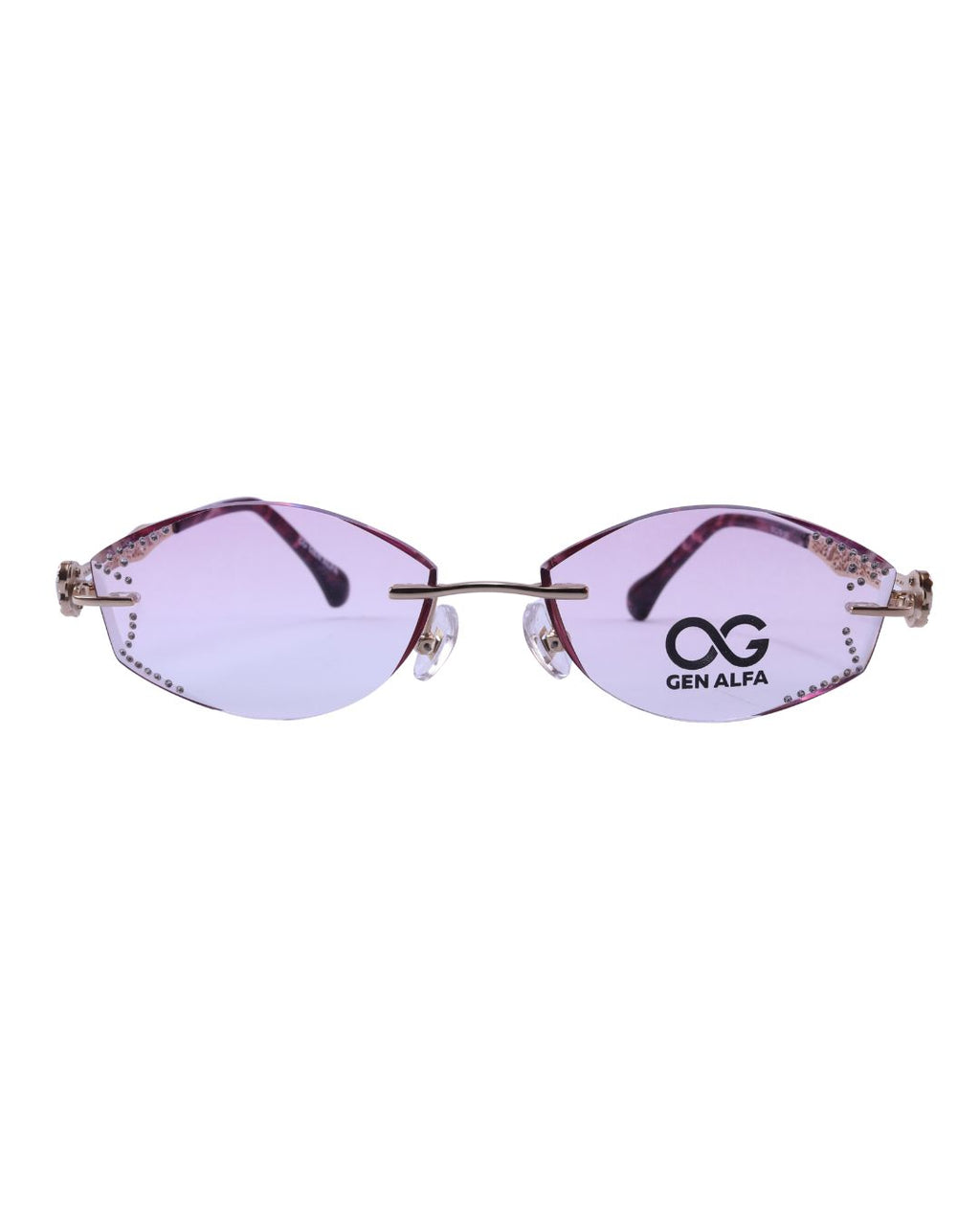 GEN ALFA Royale HeartCut Rimless Women’s Eyeglass Frame