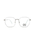 GEN ALFA CrystalEdge AirLite Unisex Transparent Silver Eyeglass Frame