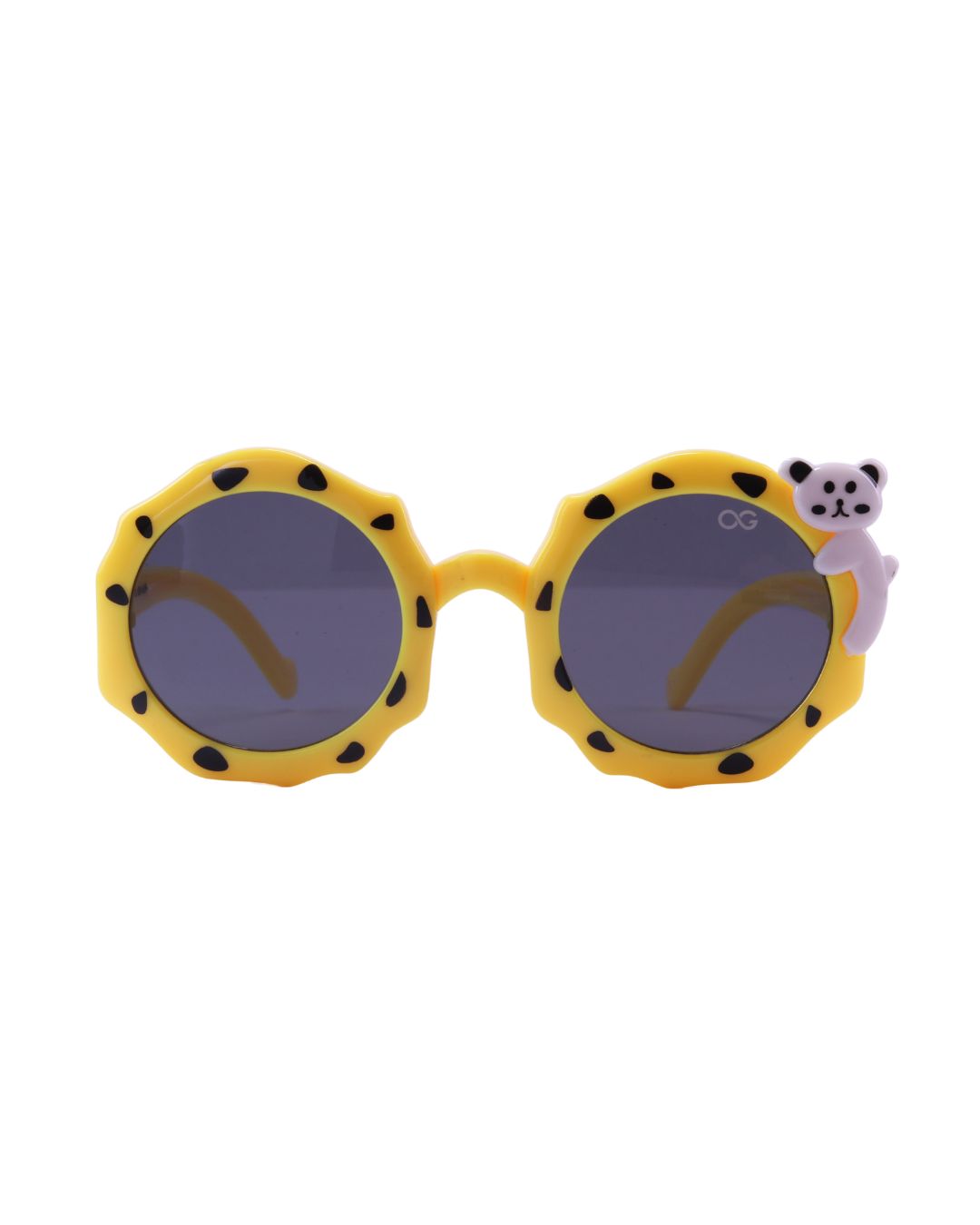 GEN ALFA Kids Sunglasses – Cute Bear Edition | UV400 Protection | Round Frame | Blue