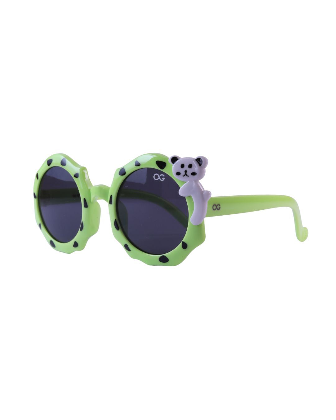 GEN ALFA Kids Sunglasses – Cute Bear Edition | UV400 Protection | Round Frame | Blue
