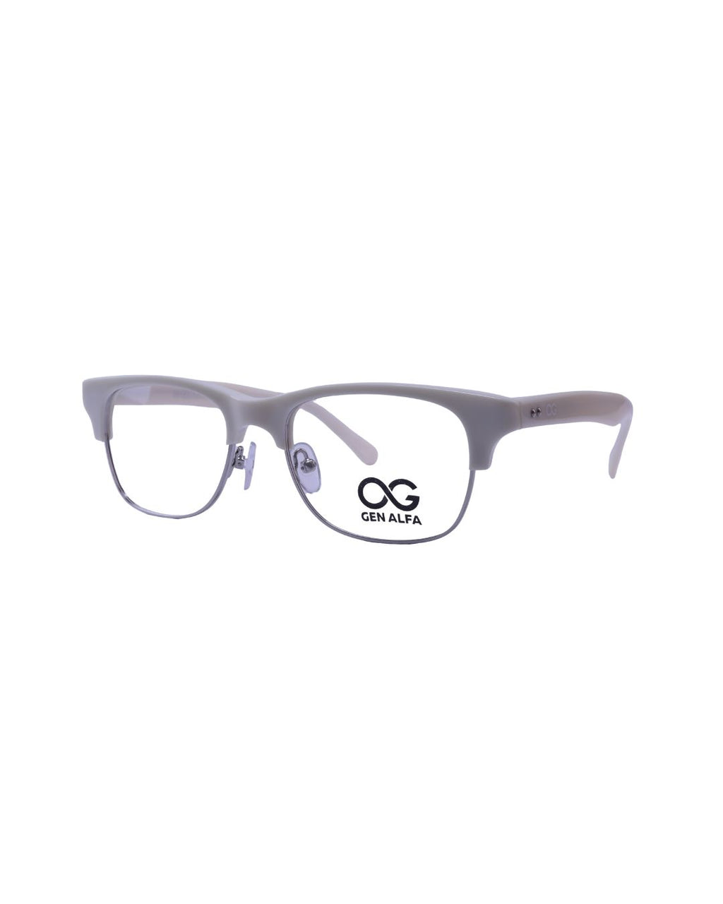 GEN ALFA IvoryVision Half Rim Eyeglass Frame