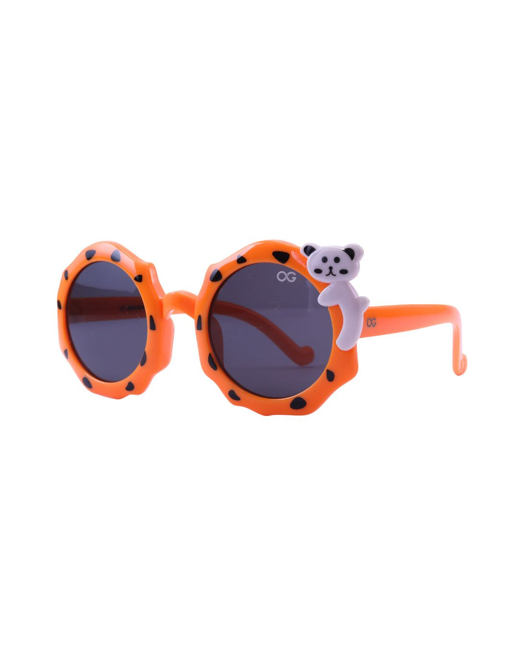 GEN ALFA Kids Sunglasses – Cute Bear Edition | UV400 Protection | Round Frame | Blue