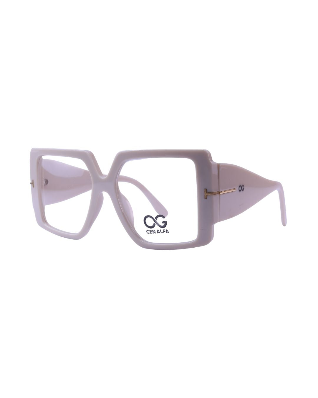 GEN ALFA Ivory Muse Oversized Women’s Eyeglass Frame