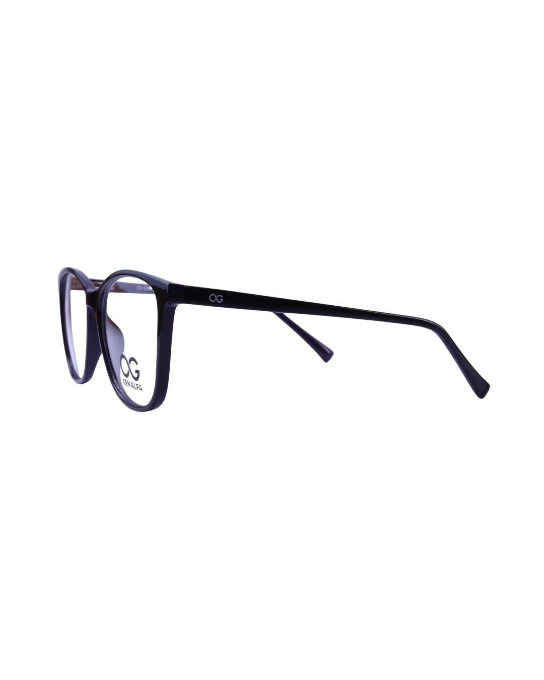 GEN ALFA VisionFlex Classic Unisex Lightweight Black Eyeglass Frame