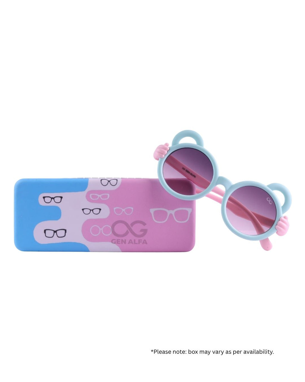 GEN ALFA Lil’ Monkey Hug Kids Sunglasses – UV400 Protected | Blue