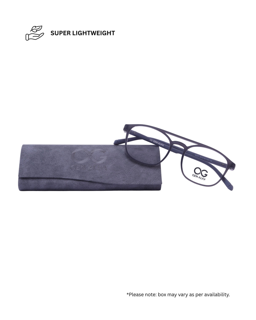 GEN ALFA Gravity Grey Unisex Eyeglass Frame