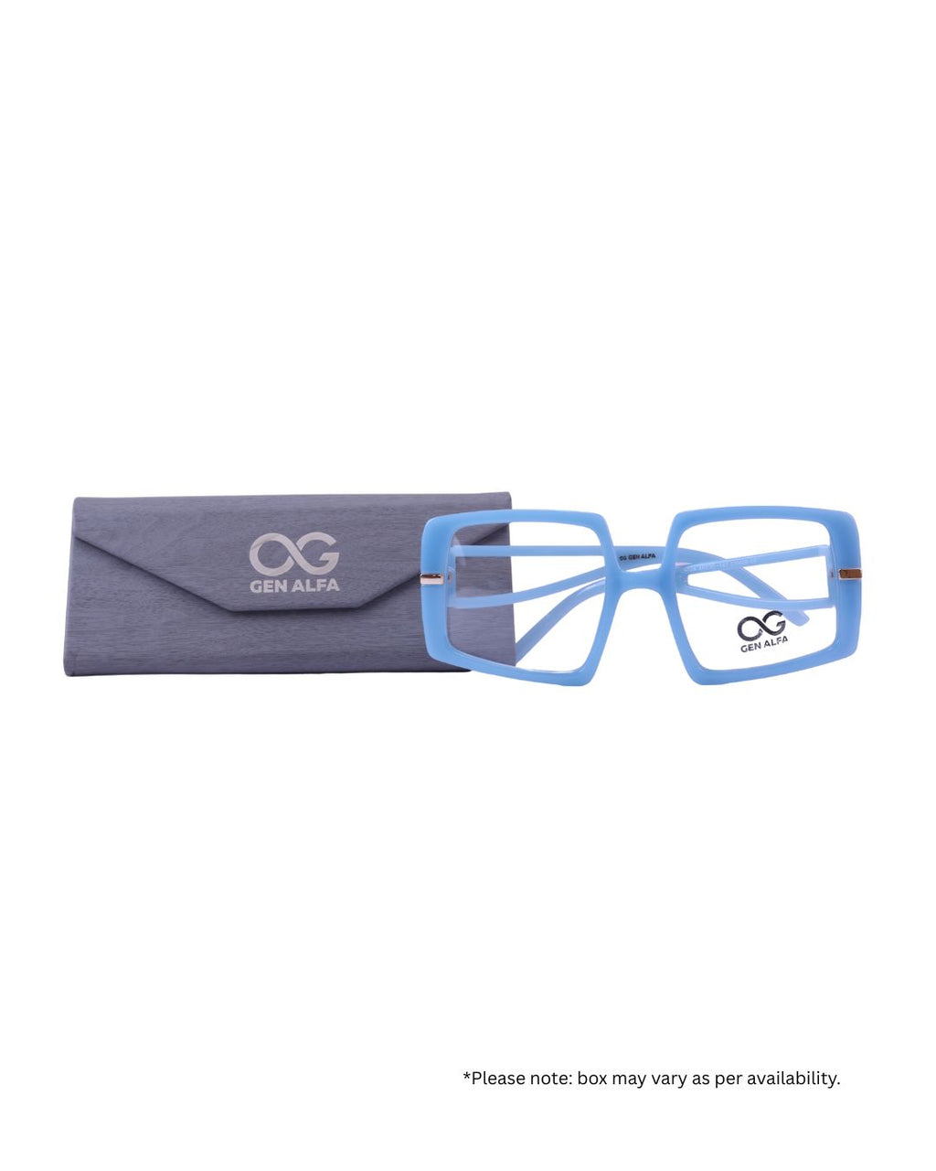 GEN ALFA Sky Luxe Blue Oversized Women’s Eyeglass Frame