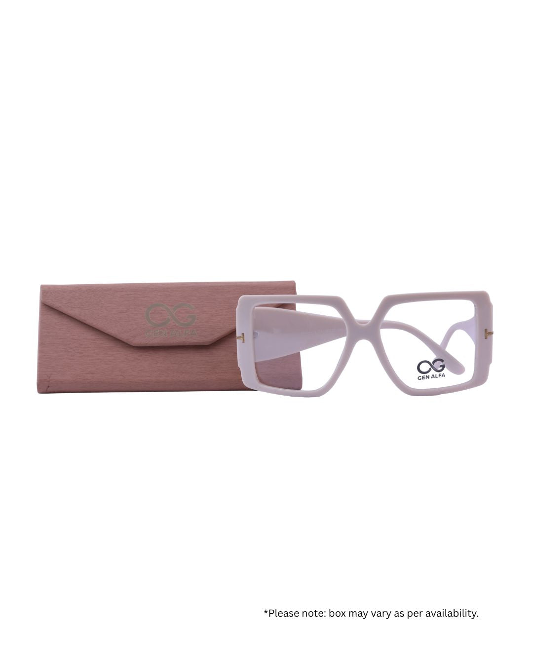 GEN ALFA Ivory Muse Oversized Women’s Eyeglass Frame