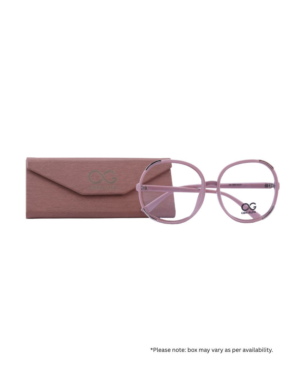 GEN ALFA BlushAura Oversized Women’s Round Eyeglass Frame