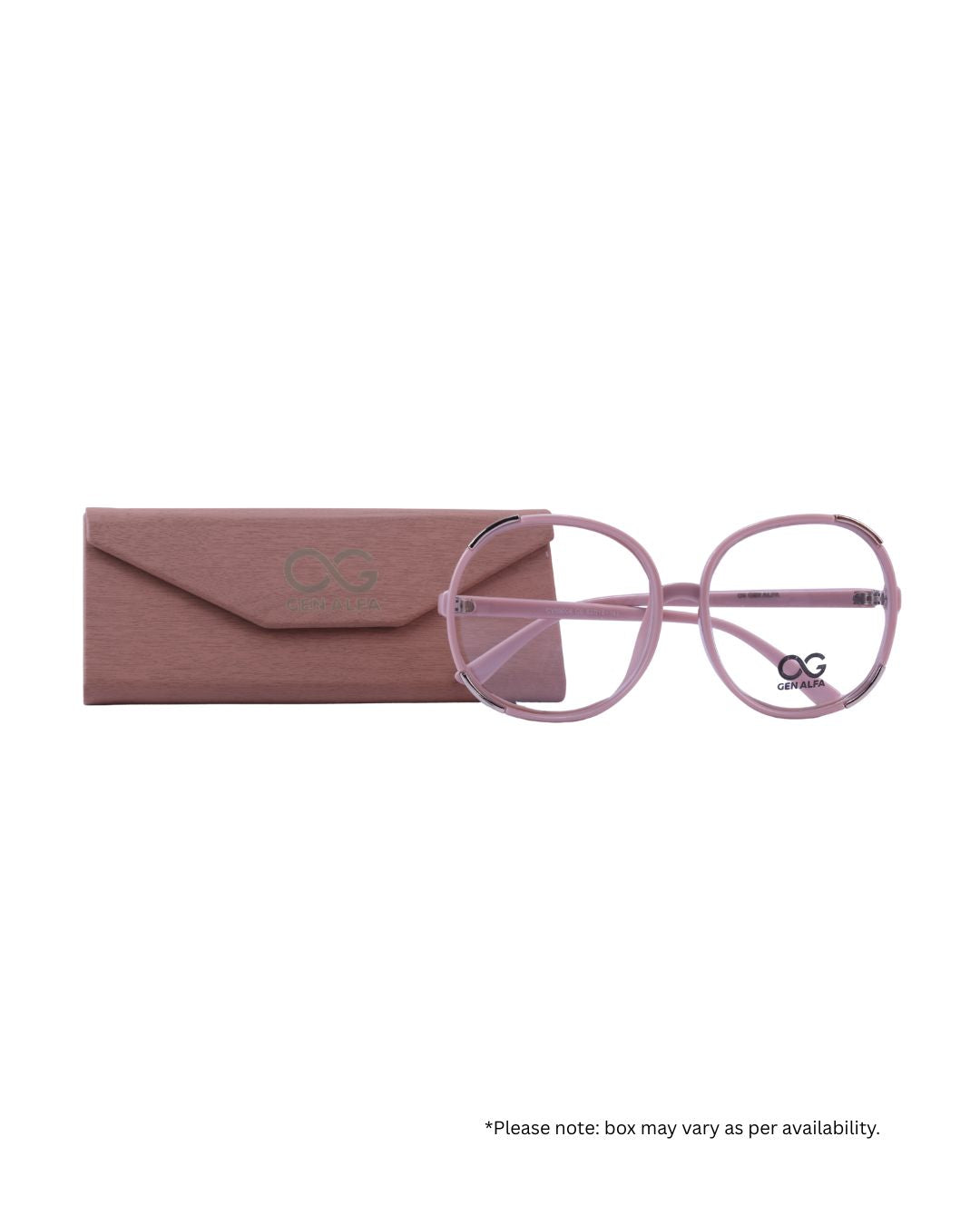 GEN ALFA BlushAura Oversized Women’s Round Eyeglass Frame