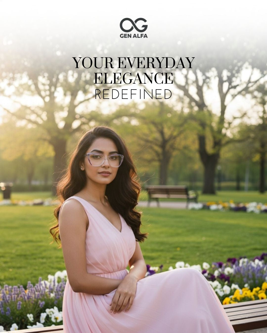 GEN ALFA Aurora Violet Women’s Cat-Eye Eyeglass Frame