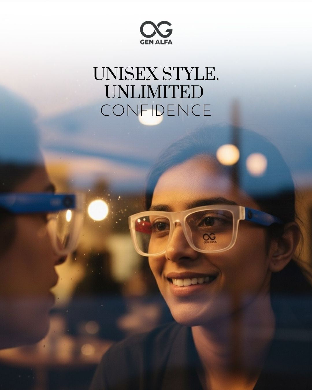 GEN ALFA FrostFlex Gamer Edition Unisex Eyeglass Frame