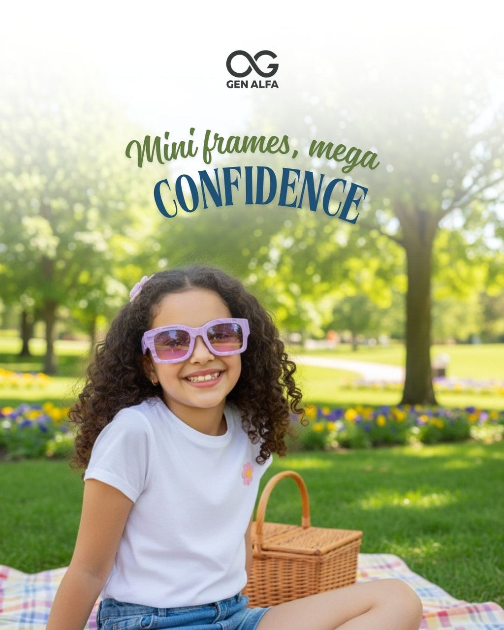 GEN ALFA FrostMaze Textured Sunglasses – UV400 Protection | Black