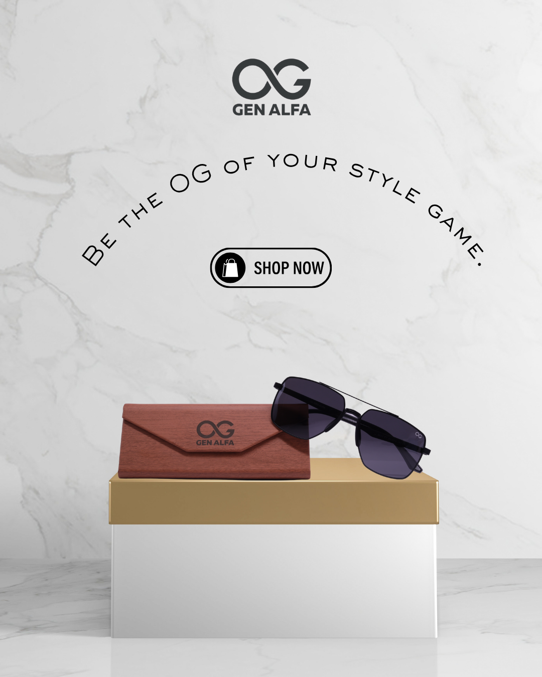 GEN ALFA Shadowline Polarized Sunglasses for Men | UV400