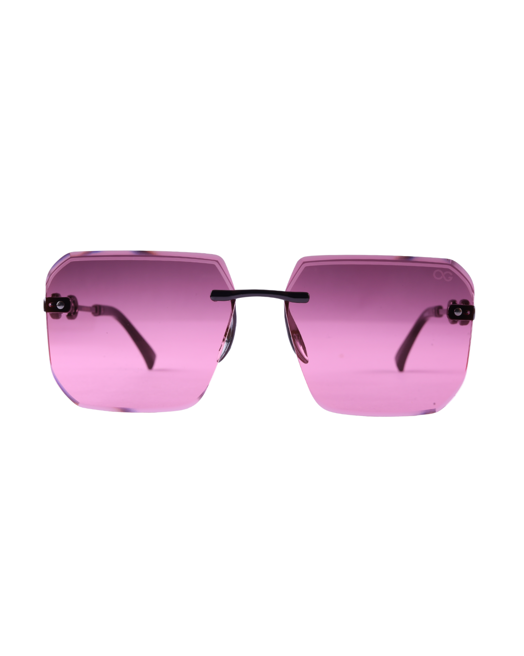 GEN ALFA Azure Diva Rimless Sunglasses for Women – Gradient Lenses
