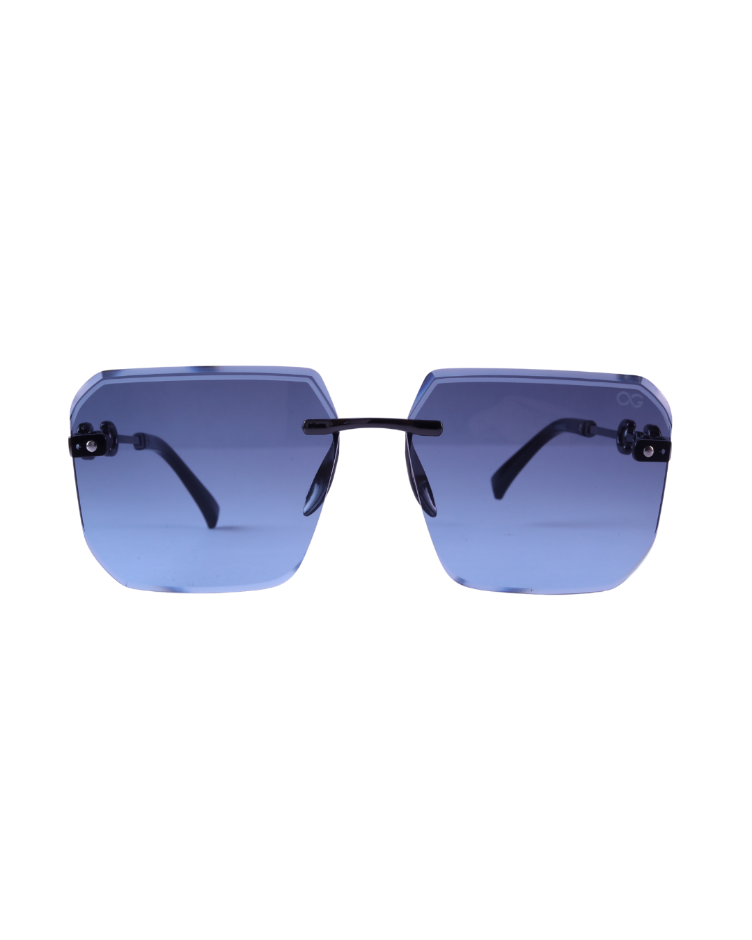 GEN ALFA Azure Diva Rimless Sunglasses for Women – Gradient Lenses