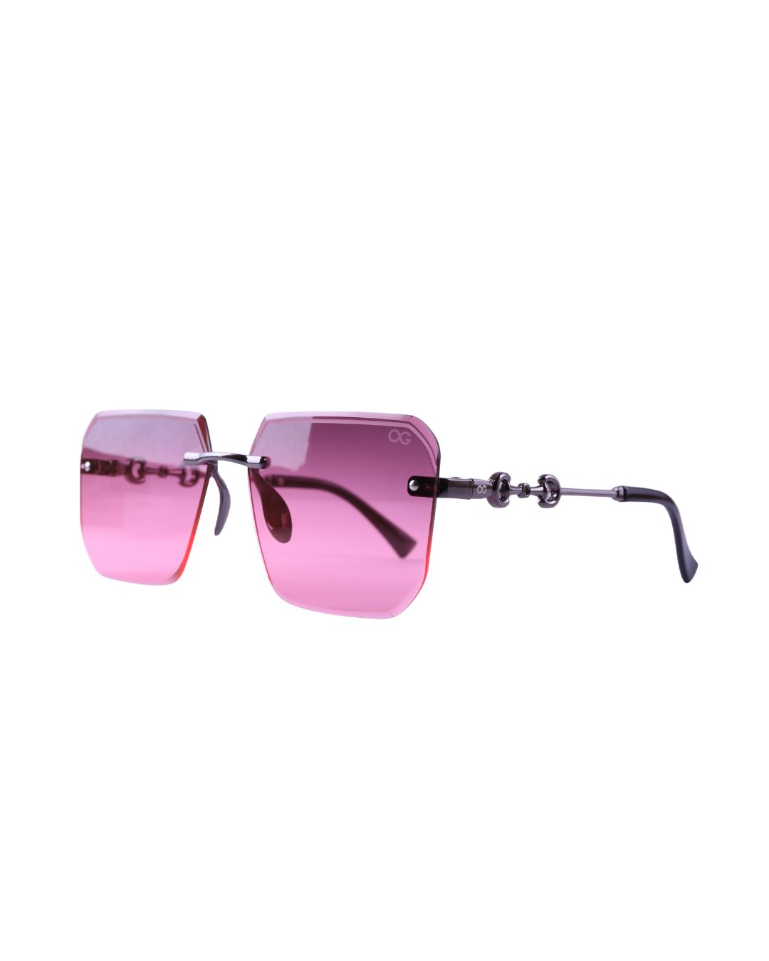 GEN ALFA Azure Diva Rimless Sunglasses for Women – Gradient Lenses