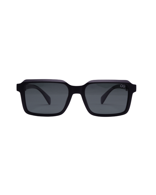 GEN ALFA Blackline Signature Men’s Sunglasses – UV400 Polarised Full-Rim Square Frame