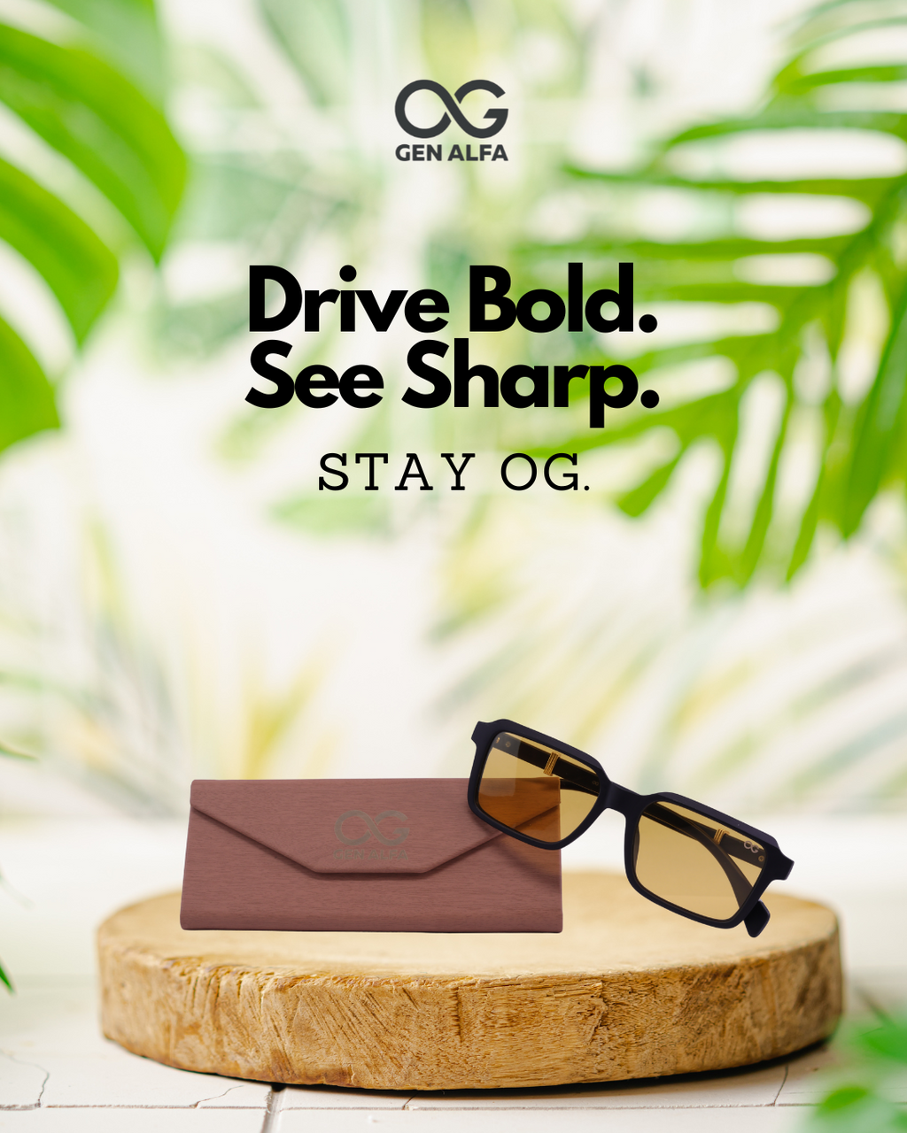 GEN ALFA NitroVision Yellow Lens Sunglasses for Men – Night Driving & Style