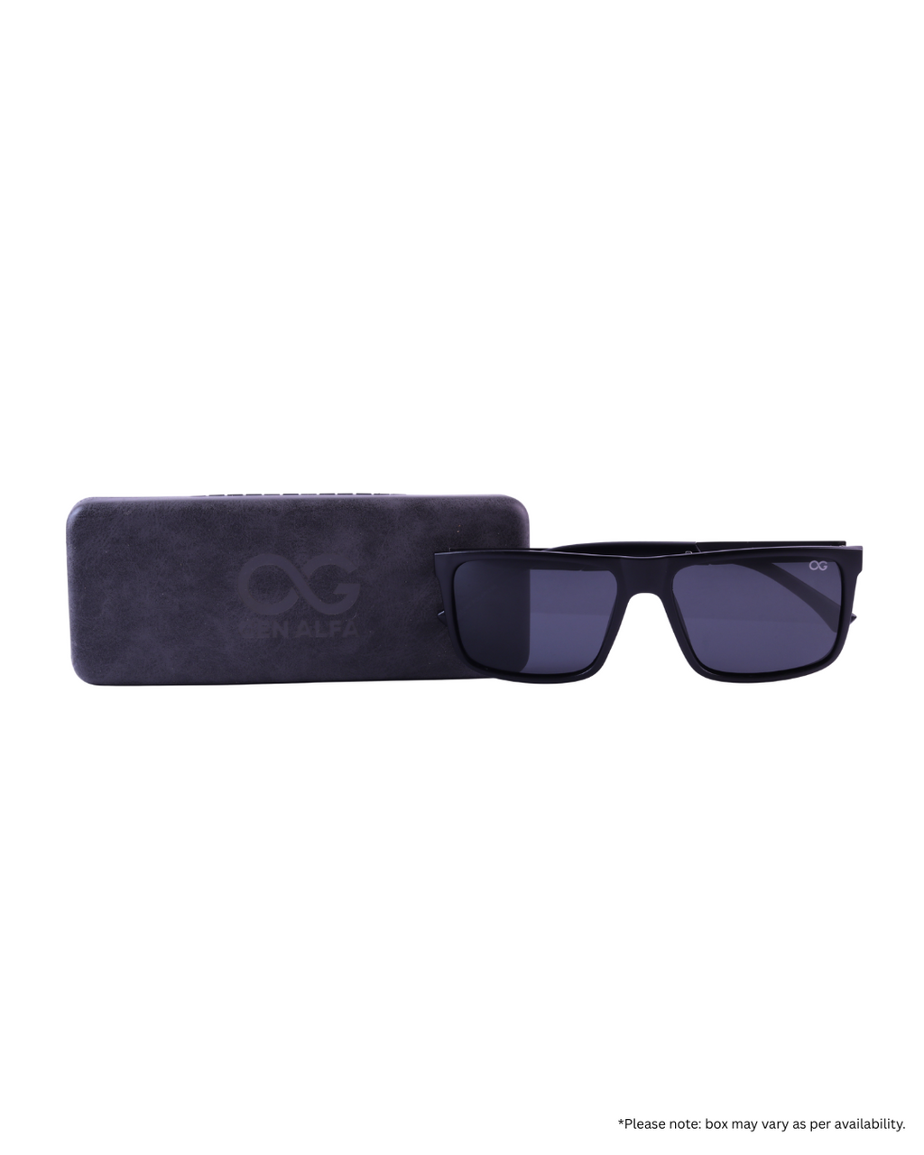 GEN ALFA Phantom Shade Polarized Sunglasses for Men | UV400 Protected Rectangular Eyewear