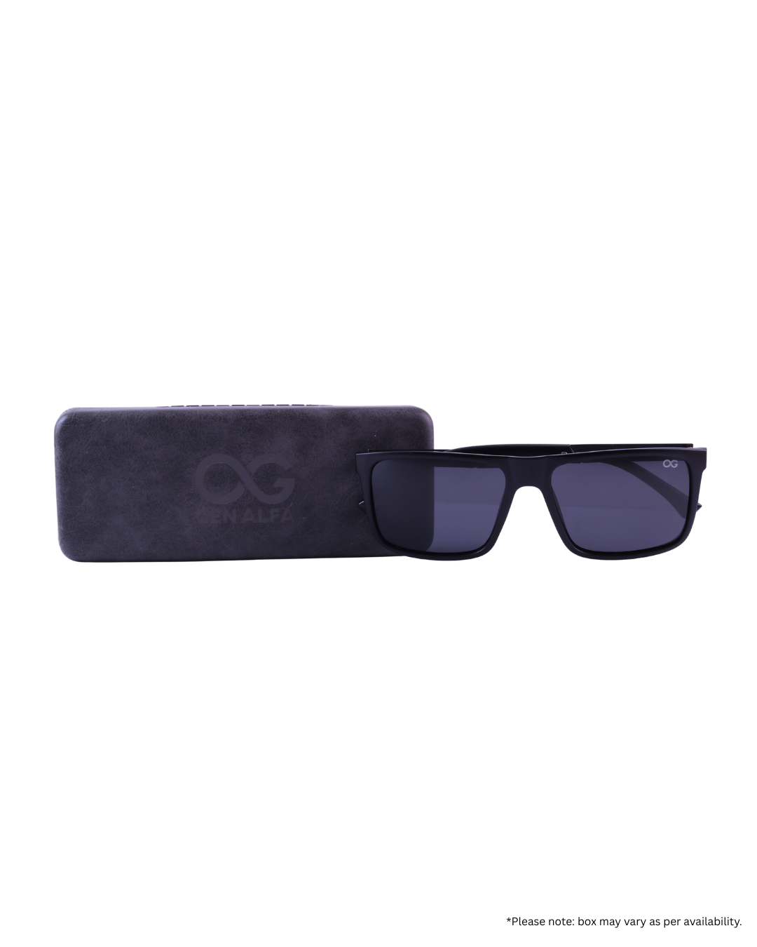 GEN ALFA Phantom Shade Polarized Sunglasses for Men | UV400 Protected Rectangular Eyewear