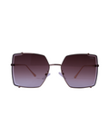 GEN ALFA DivaFrame Women’s Sunglasses – Oversized Square Gradient Lenses with Gold Frame