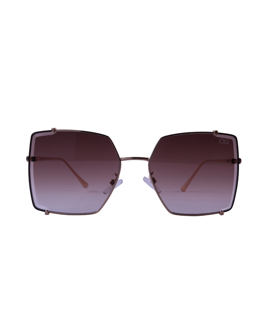 GEN ALFA DivaFrame Women’s Sunglasses – Oversized Square Gradient Lenses with Gold Frame