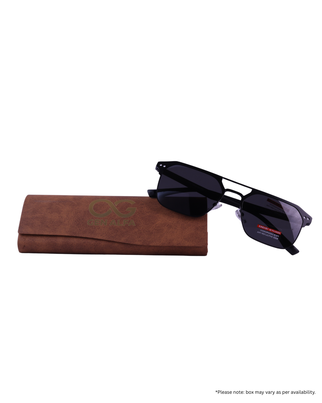GEN ALFA Stealth Polarized Sunglasses for Men – Matte Black HD