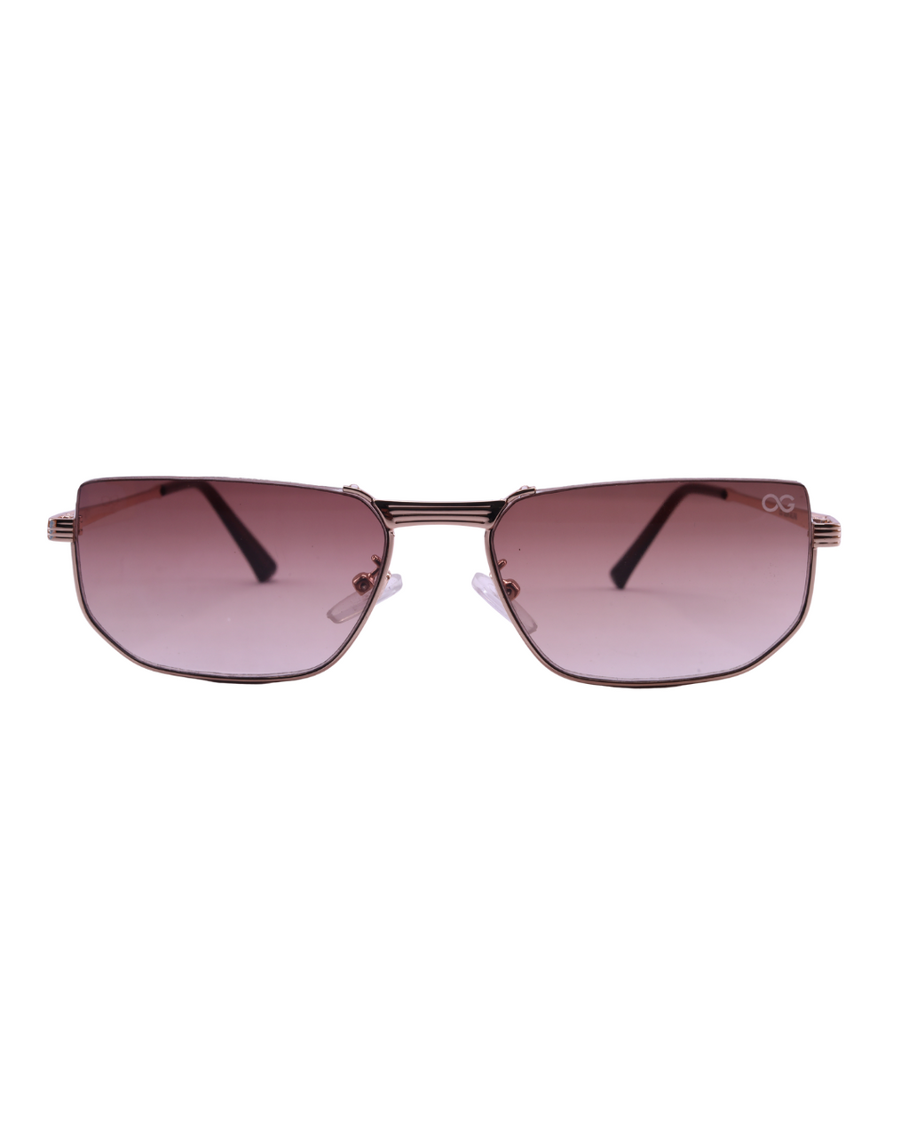 GEN ALFA Grace Luxe Women’s Sunglasses – Gold Frame with Brown Gradient UV400 Lenses