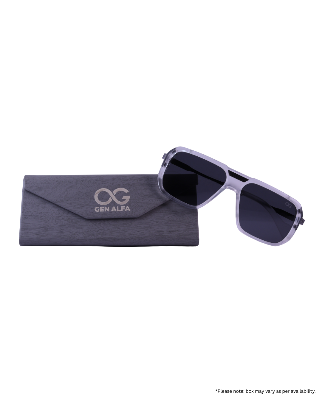 GEN ALFA Luxe Square Men’s Oversized Sunglasses – Gradient UV400