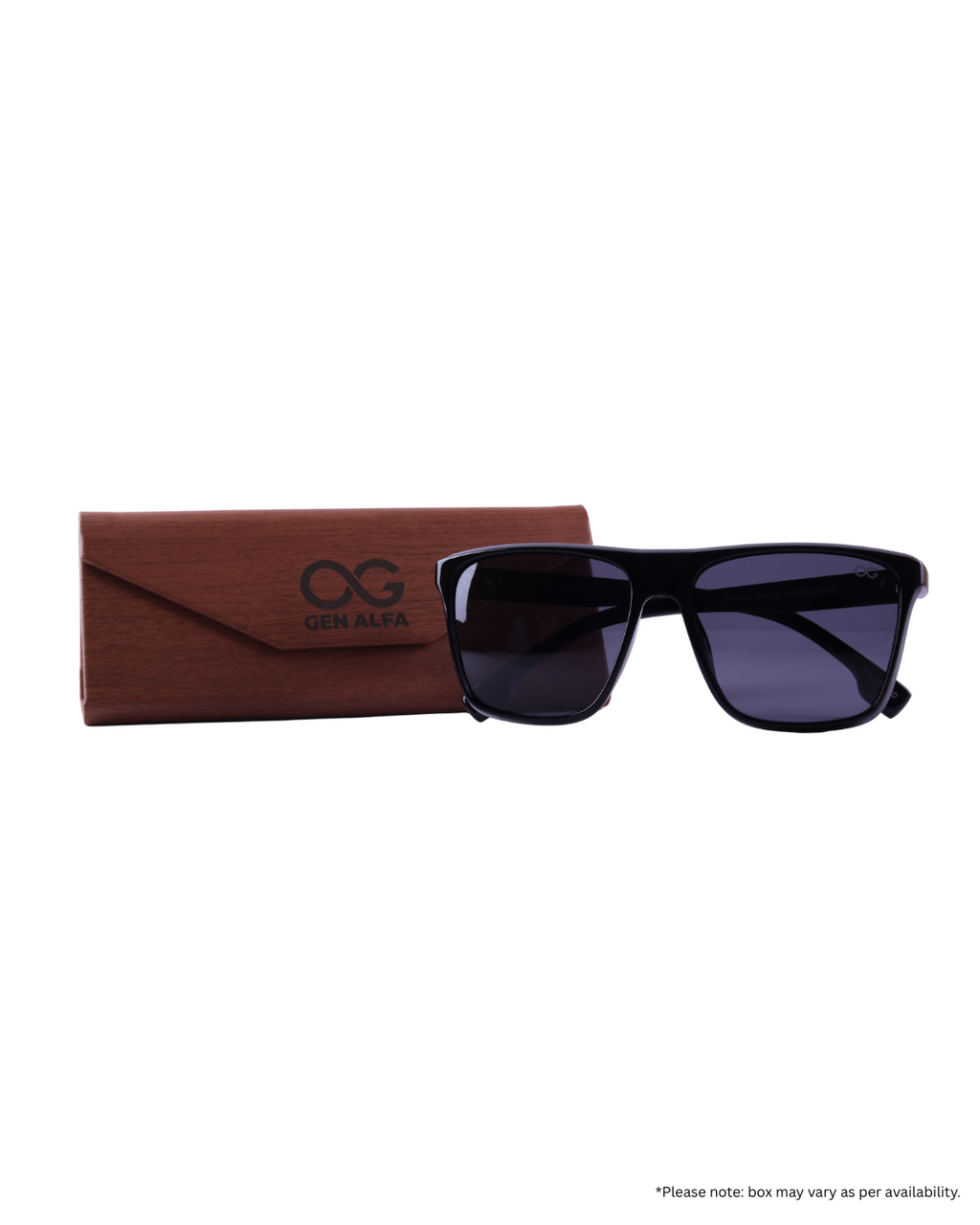 GEN ALFA Eclipse Black Polarized Unisex Sunglasses | UV400 Polarized