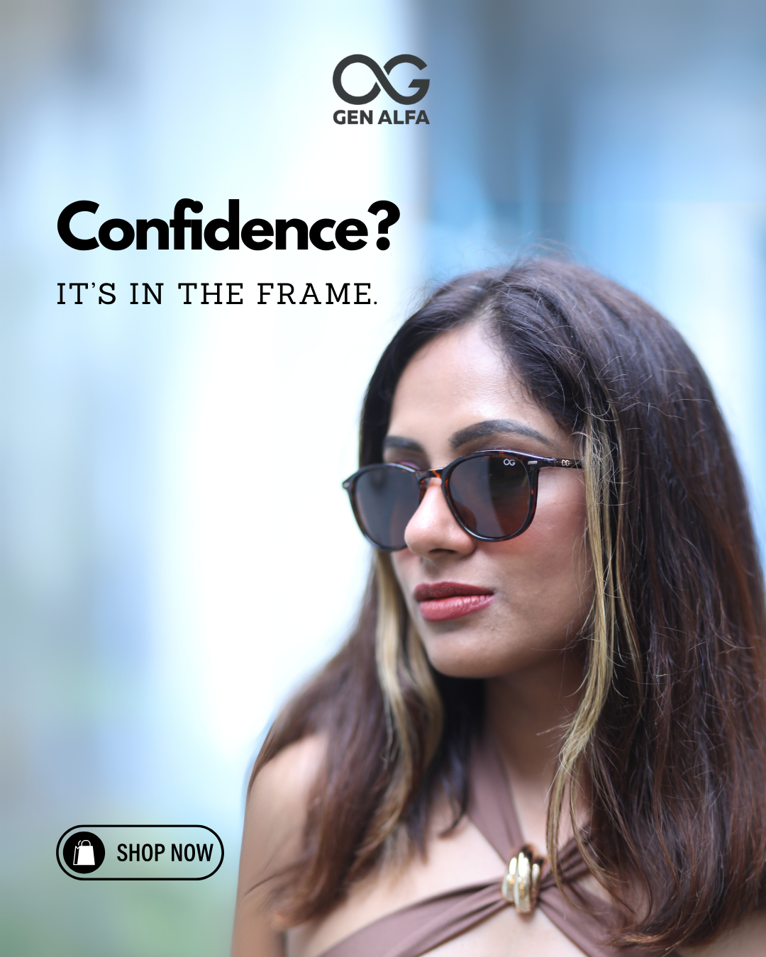 GEN ALFA Classic Women’s Tortoise Shell Sunglasses | UV400 Polarised