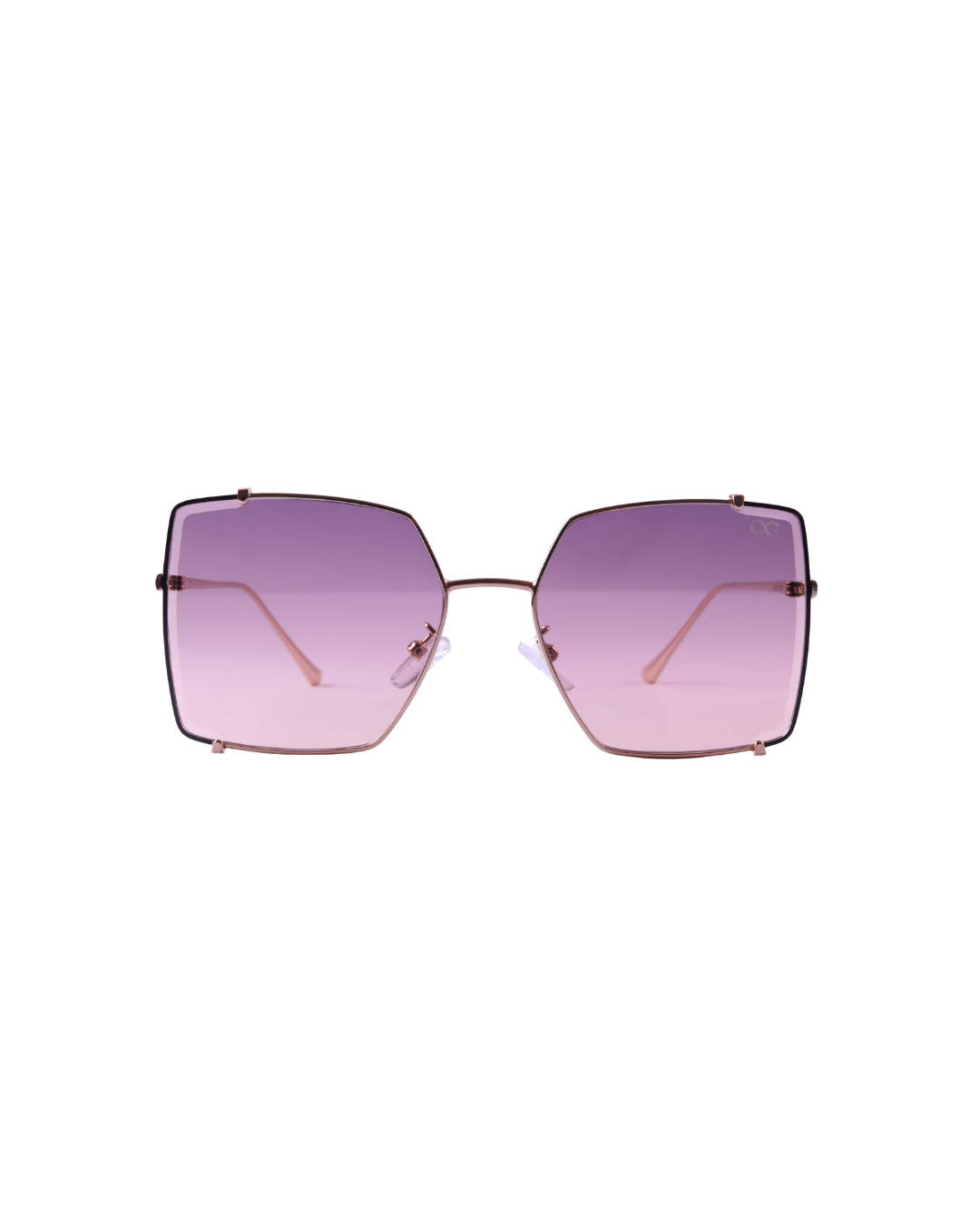 GEN ALFA DivaFrame Women’s Sunglasses – Oversized Square Gradient Lenses with Gold Frame