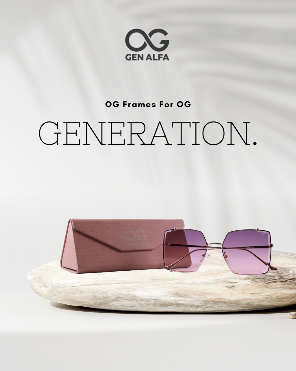 GEN ALFA DivaFrame Women’s Sunglasses – Oversized Square Gradient Lenses with Gold Frame