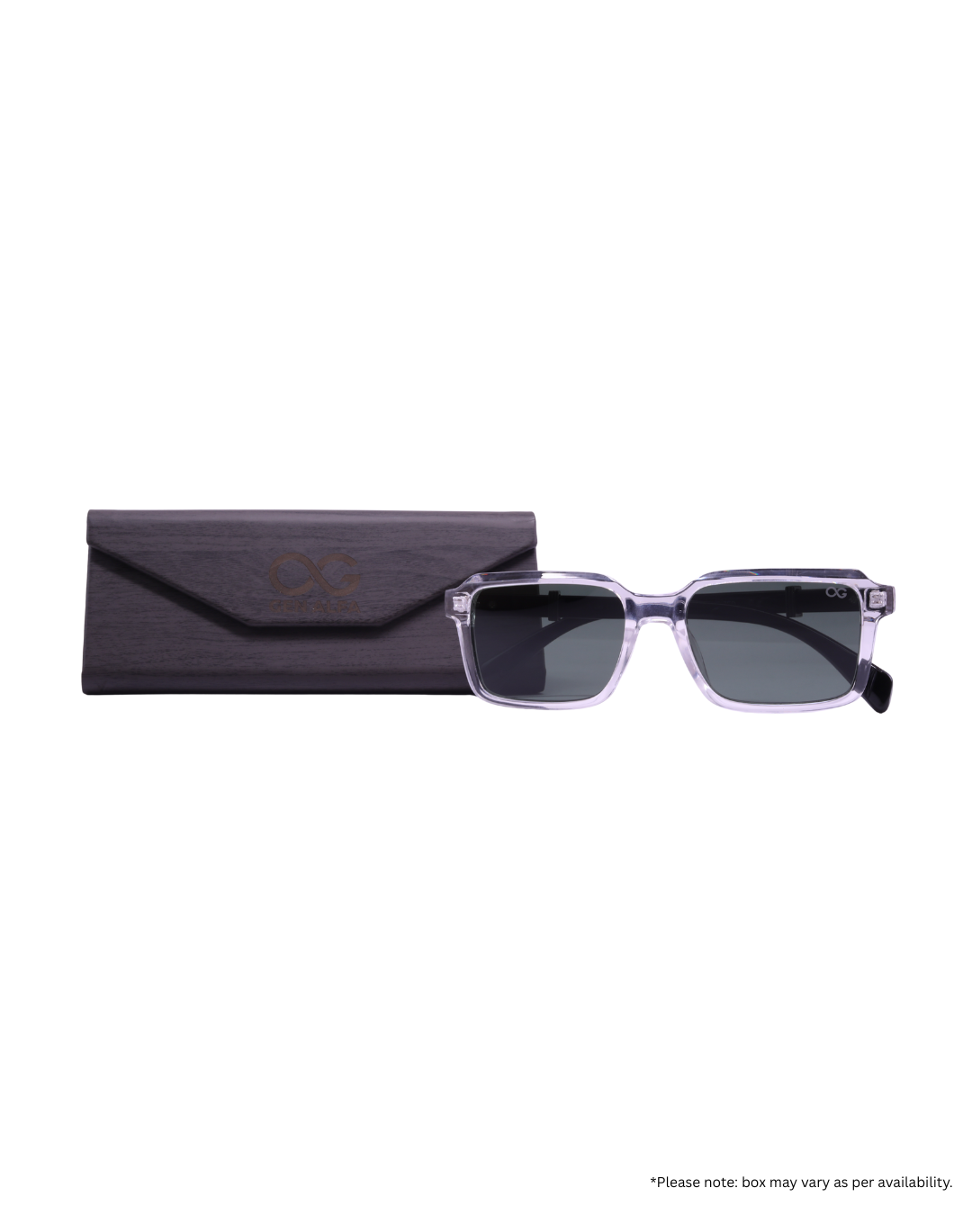 GEN ALFA Blackline Signature Men’s Sunglasses – UV400 Polarised Full-Rim Square Frame