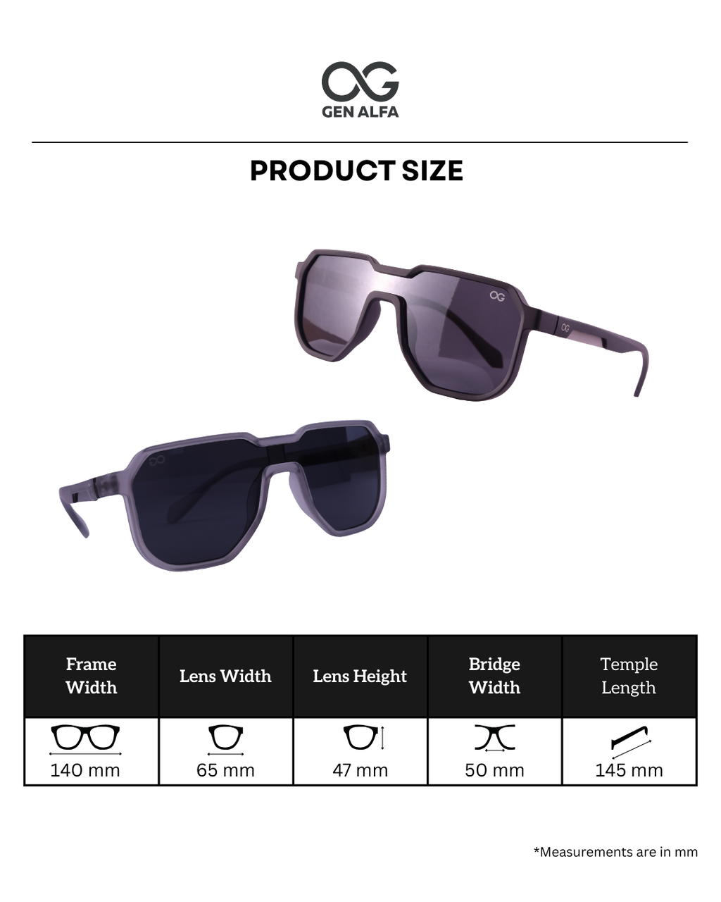 GEN ALFA Shield Sunglasses for Men | Futuristic Single-Lens Design | UV400 Protected