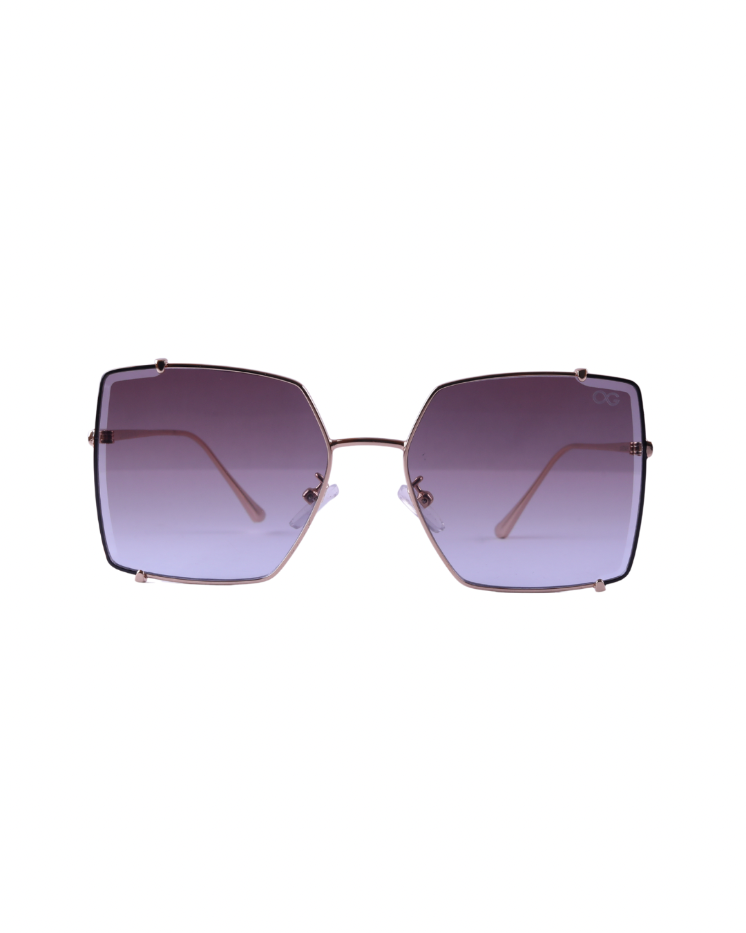 GEN ALFA DivaFrame Women’s Sunglasses – Oversized Square Gradient Lenses with Gold Frame