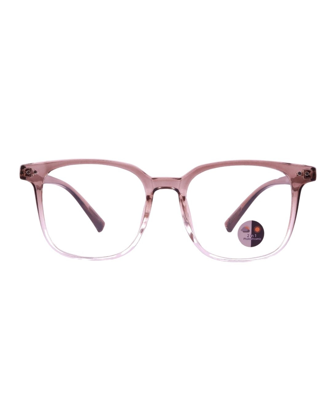 GEN ALFA AuraShift – Photochromic Unisex Optical Frame | Colour-Changing Eyeglasses | Brown & Clear