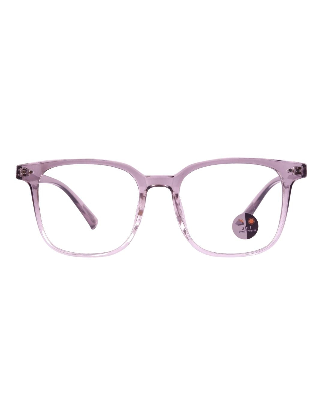 GEN ALFA AuraShift – Photochromic Unisex Optical Frame | Colour-Changing Eyeglasses | Grey & Clear