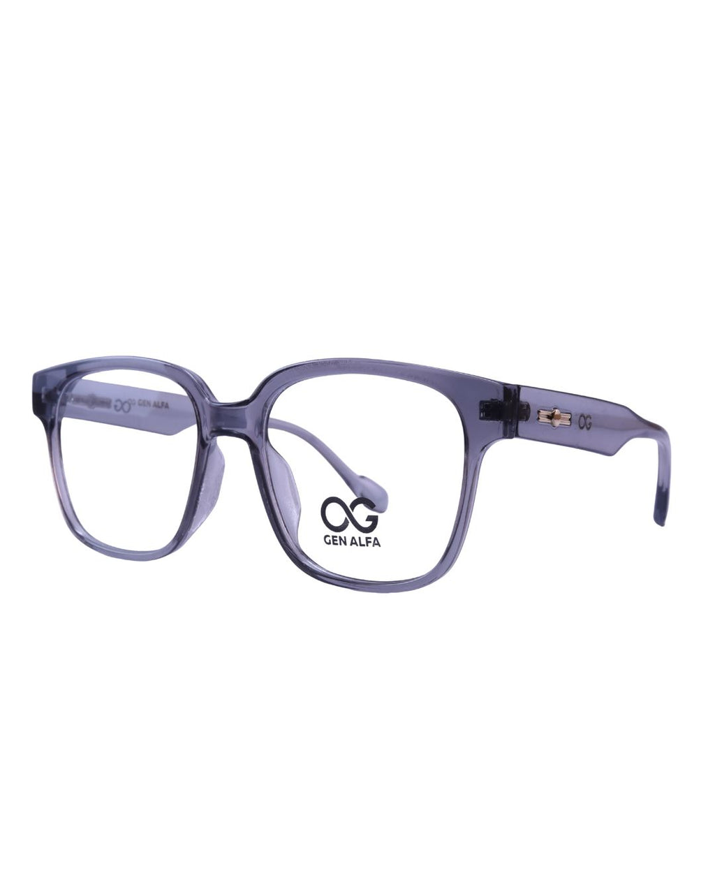 GEN ALFA SmokeFlex Core – Transparent Grey Unisex Optical Frame