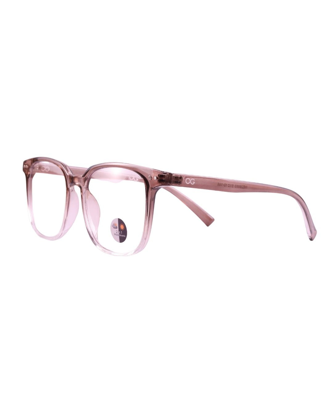 GEN ALFA AuraShift – Photochromic Unisex Optical Frame | Colour-Changing Eyeglasses | Brown & Clear