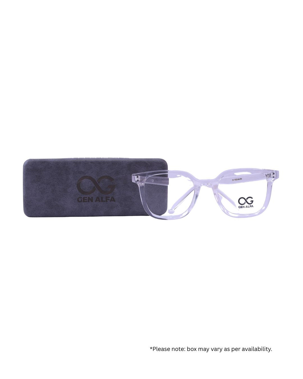 GEN ALFA ClearForm Edge – Transparent Unisex Optical Frame